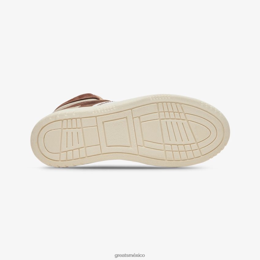 el st. james alto 8H082D114 GREATS marrón zapatos