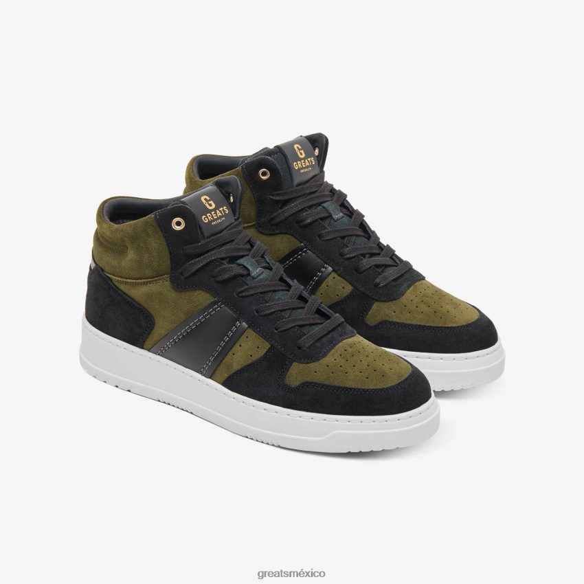 el st. james mediados 8H082D116 GREATS aceituna zapatos