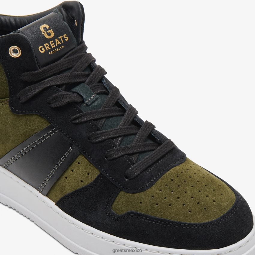 el st. james mediados 8H082D116 GREATS aceituna zapatos