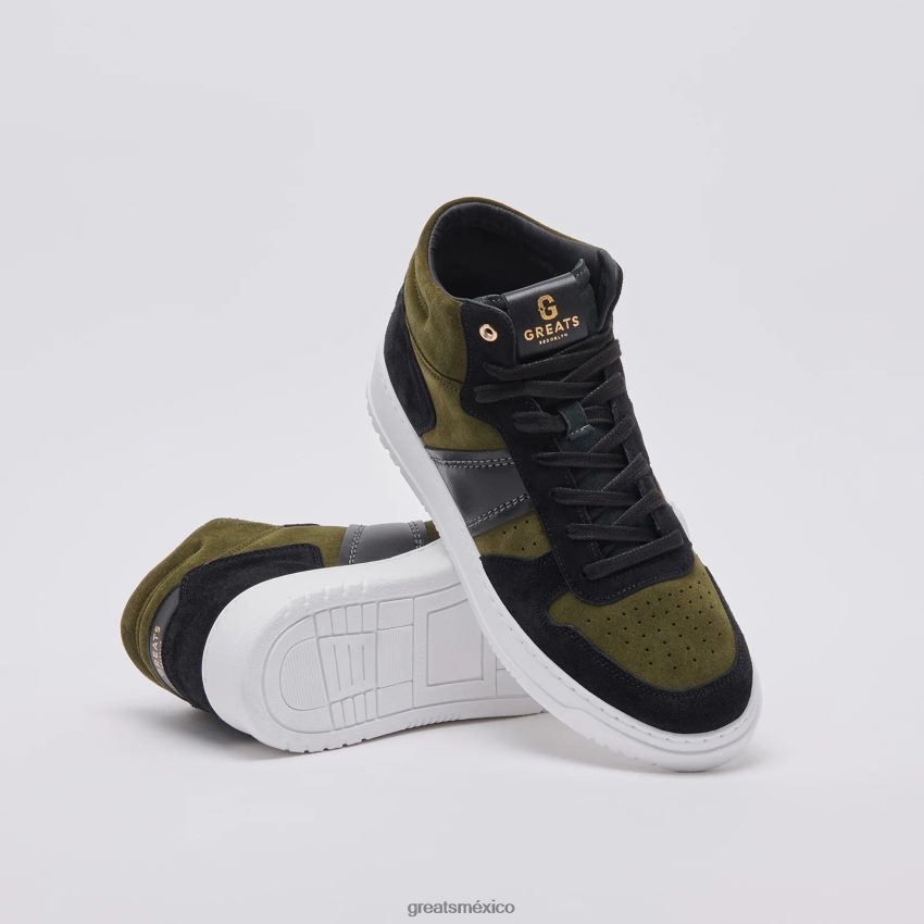 el st. james mediados 8H082D116 GREATS aceituna zapatos