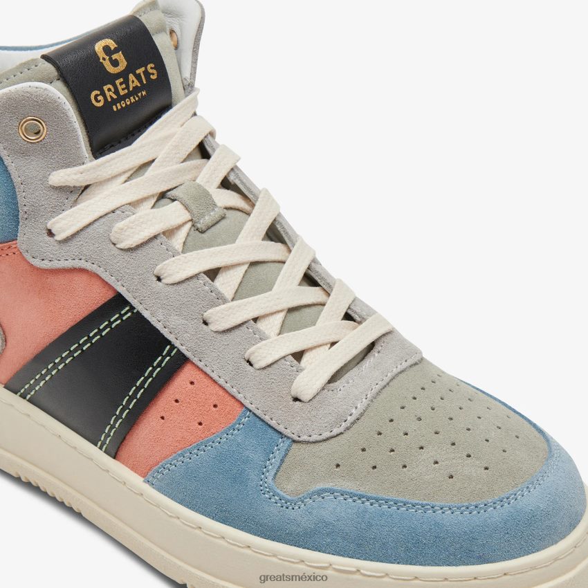 el st. james mediados 8H082D117 GREATS azul vintage zapatos