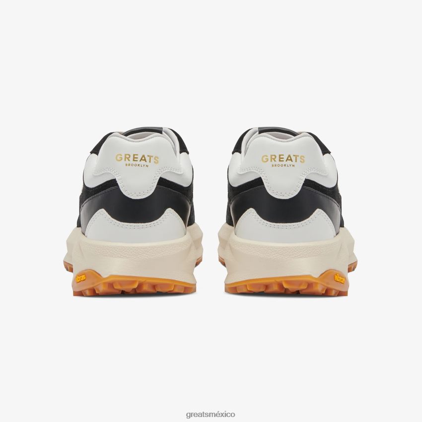 el corredor brc 8H082D132 GREATS blanco negro zapatos