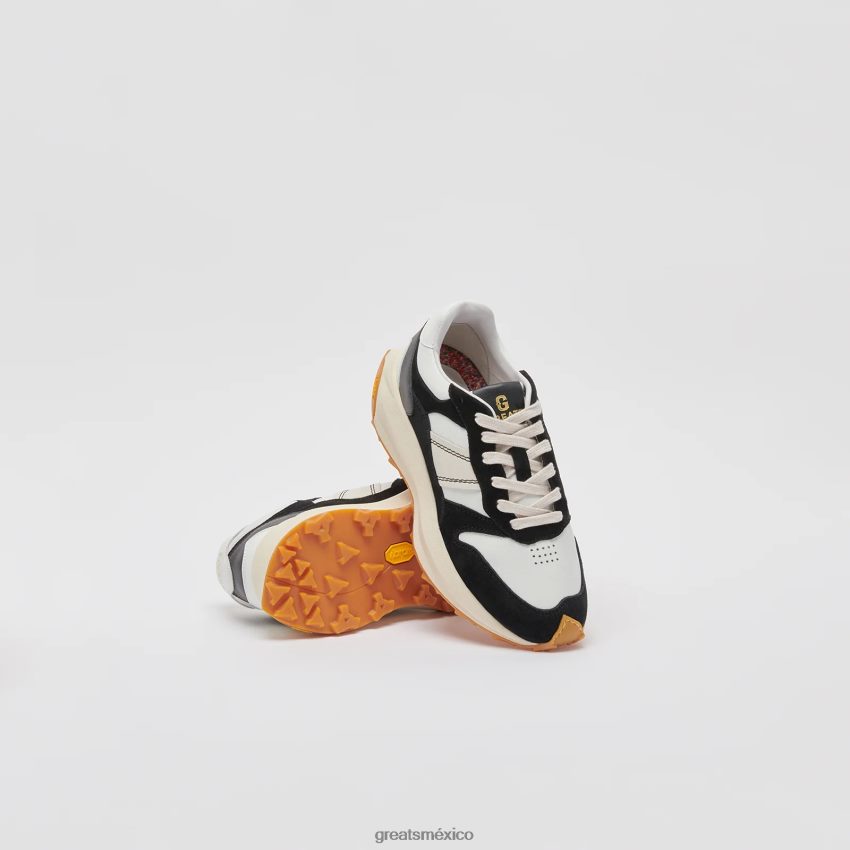 el corredor brc 8H082D132 GREATS blanco negro zapatos