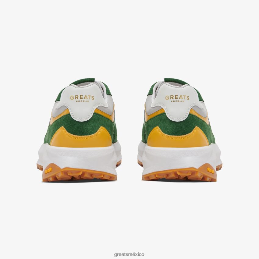 el corredor brc 8H082D3 GREATS verde múltiple zapatos