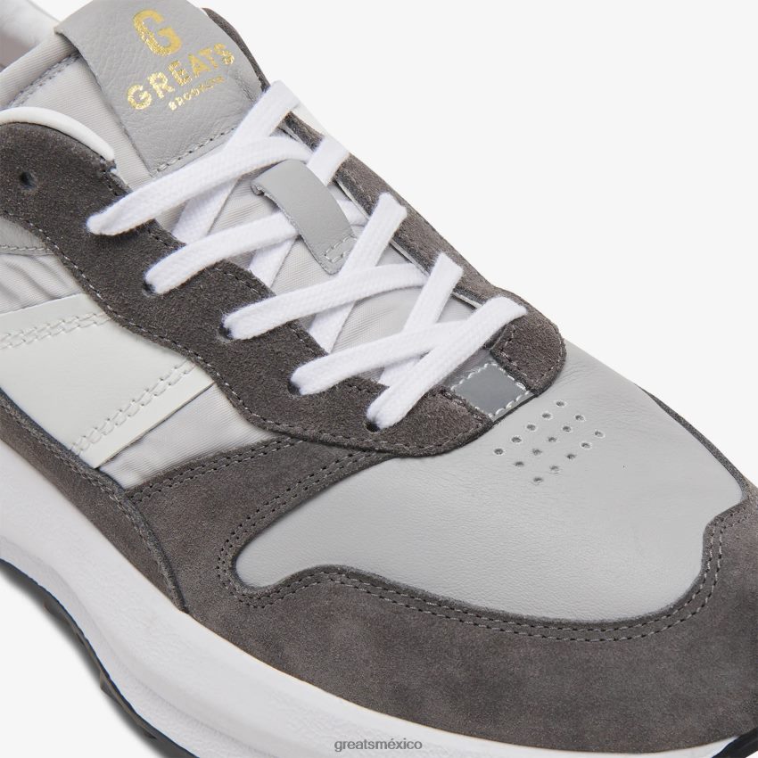 el corredor brc 8H082D45 GREATS gris multicolor zapatos