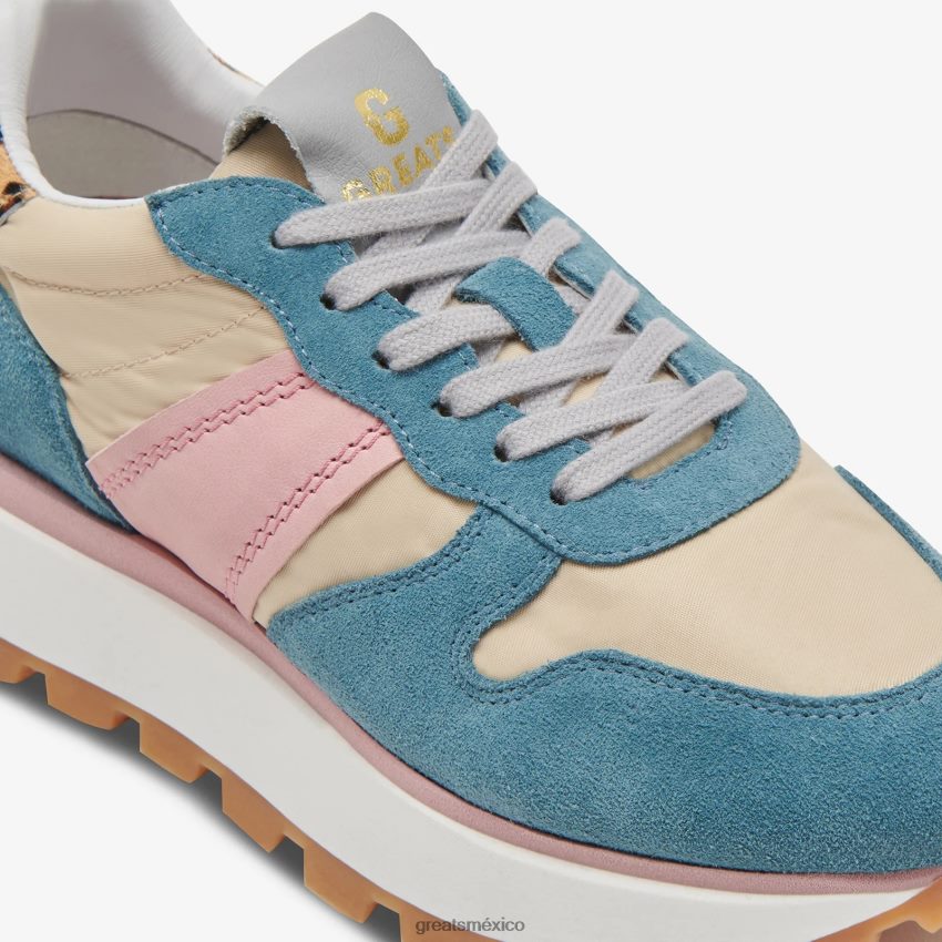 el corredor de punto verde 8H082D150 GREATS rubor múltiple zapatos