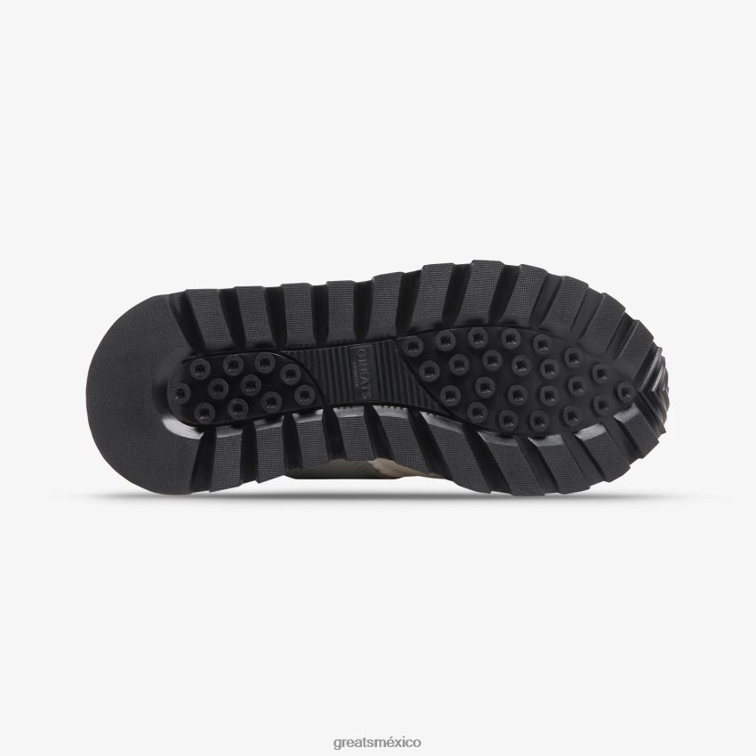 el corredor de punto verde 8H082D41 GREATS blanco zapatos