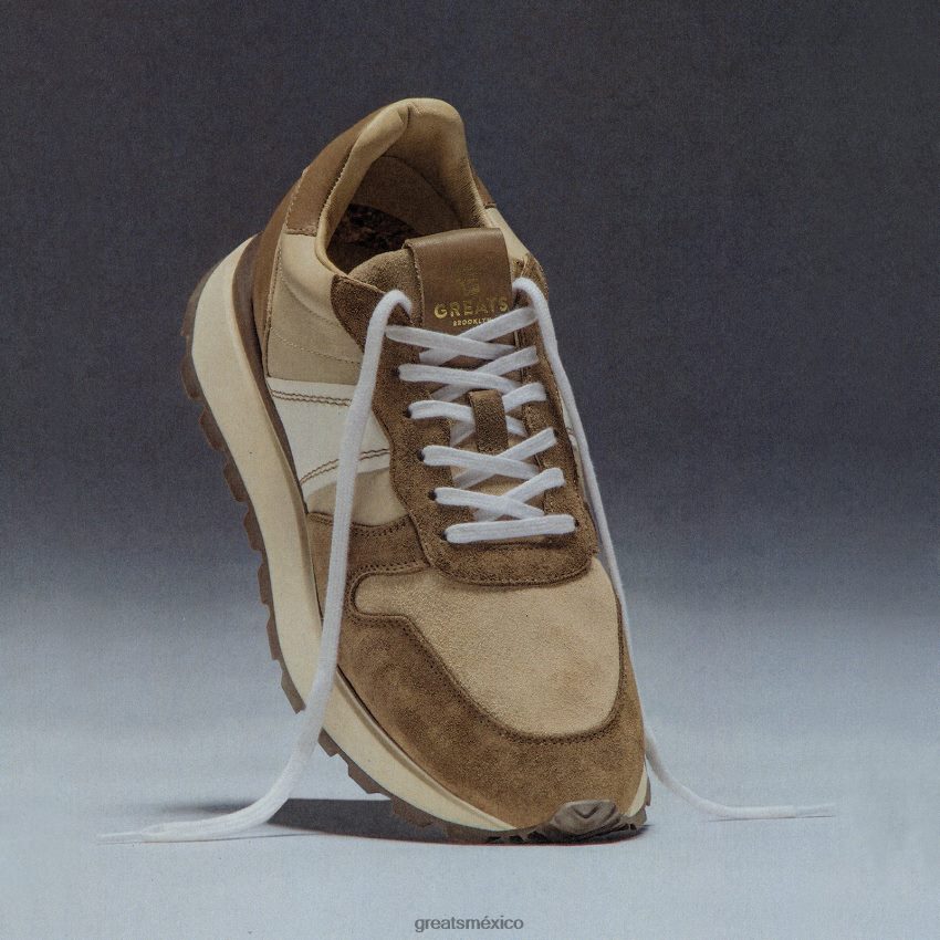 el corredor de punto verde 8H082D43 GREATS moca zapatos