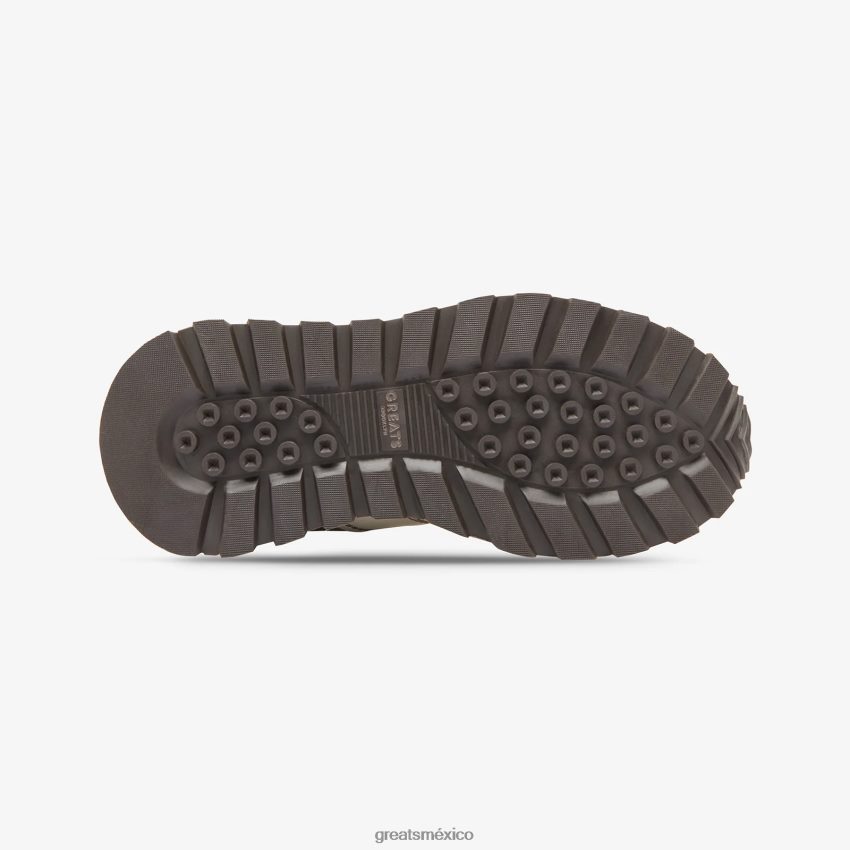 el corredor de punto verde 8H082D43 GREATS moca zapatos