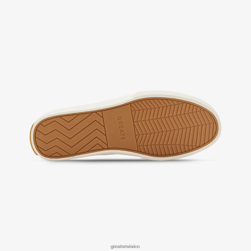 el cuero wooster 8H082D72 GREATS marron oscuro zapatos