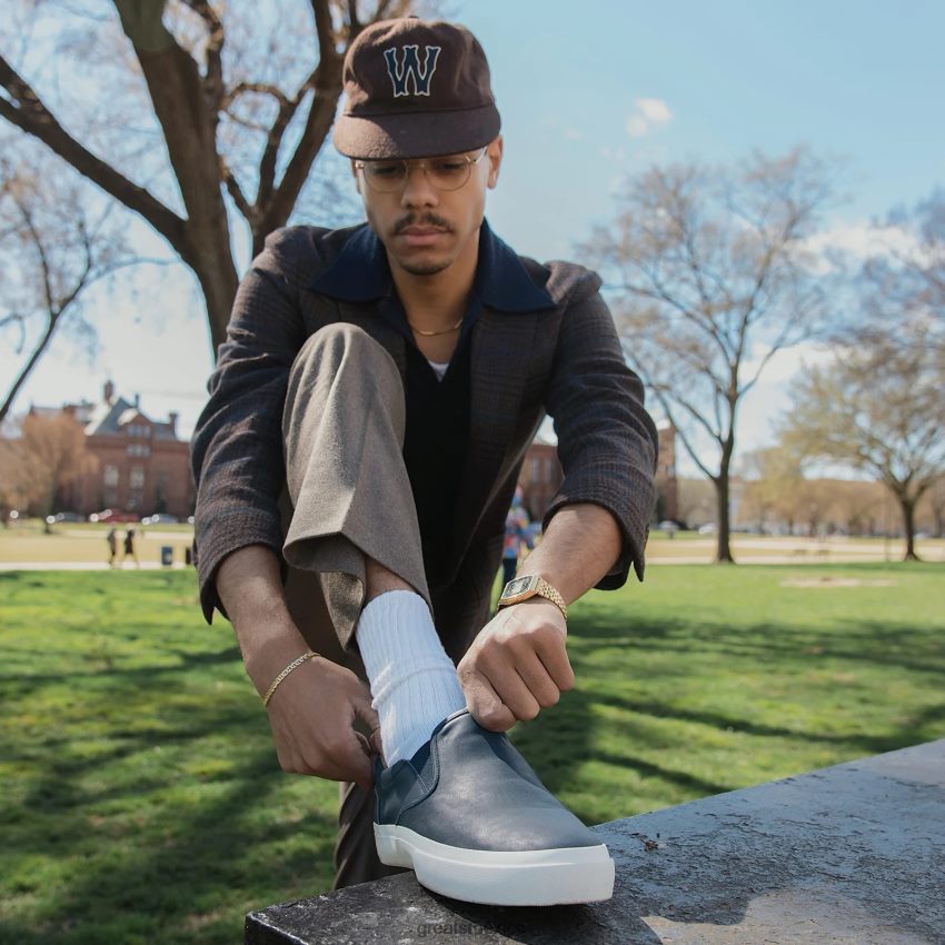 el cuero wooster 8H082D74 GREATS Armada zapatos