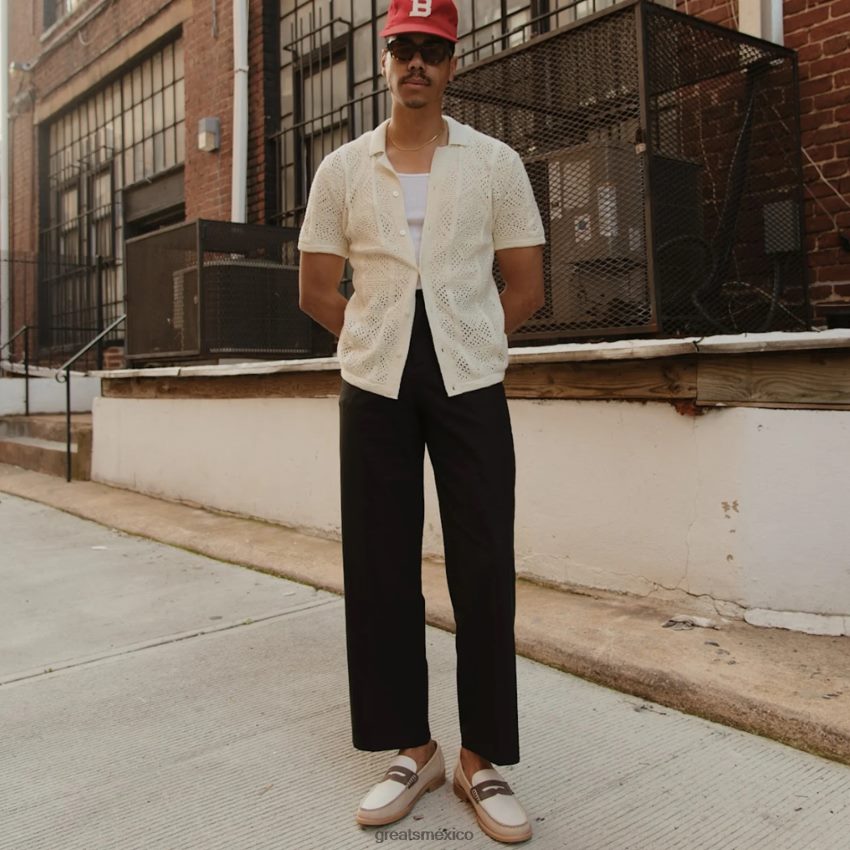 el mocasín essex 8H082D66 GREATS arena multi zapatos