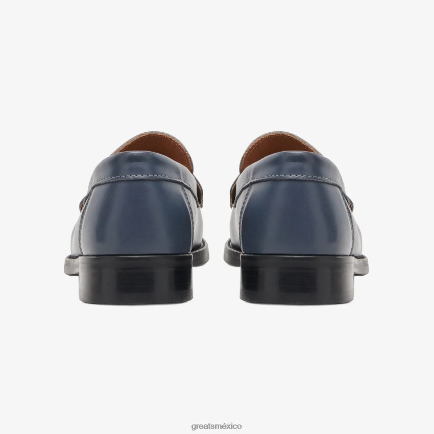 el mocasín essex 8H082D68 GREATS azul marino multicolor zapatos