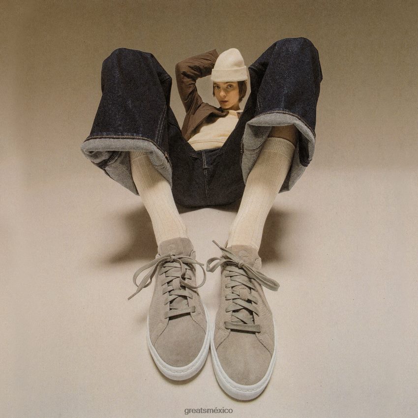 el Reino 8H082D158 GREATS gris zapatos