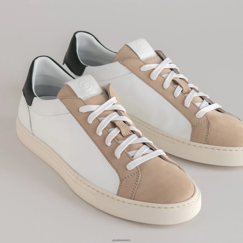 el Reino 8H082D27 GREATS blanco verde zapatos