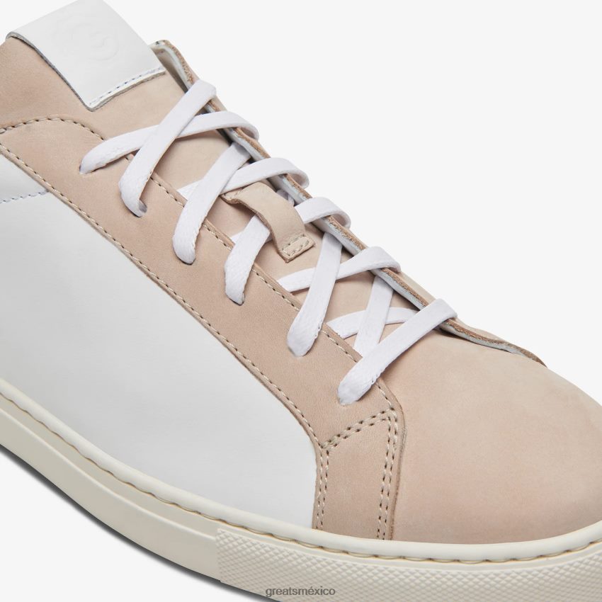 el Reino 8H082D27 GREATS blanco verde zapatos