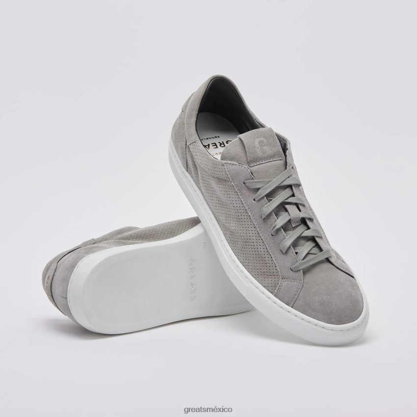 el Reino 8H082D28 GREATS gris zapatos