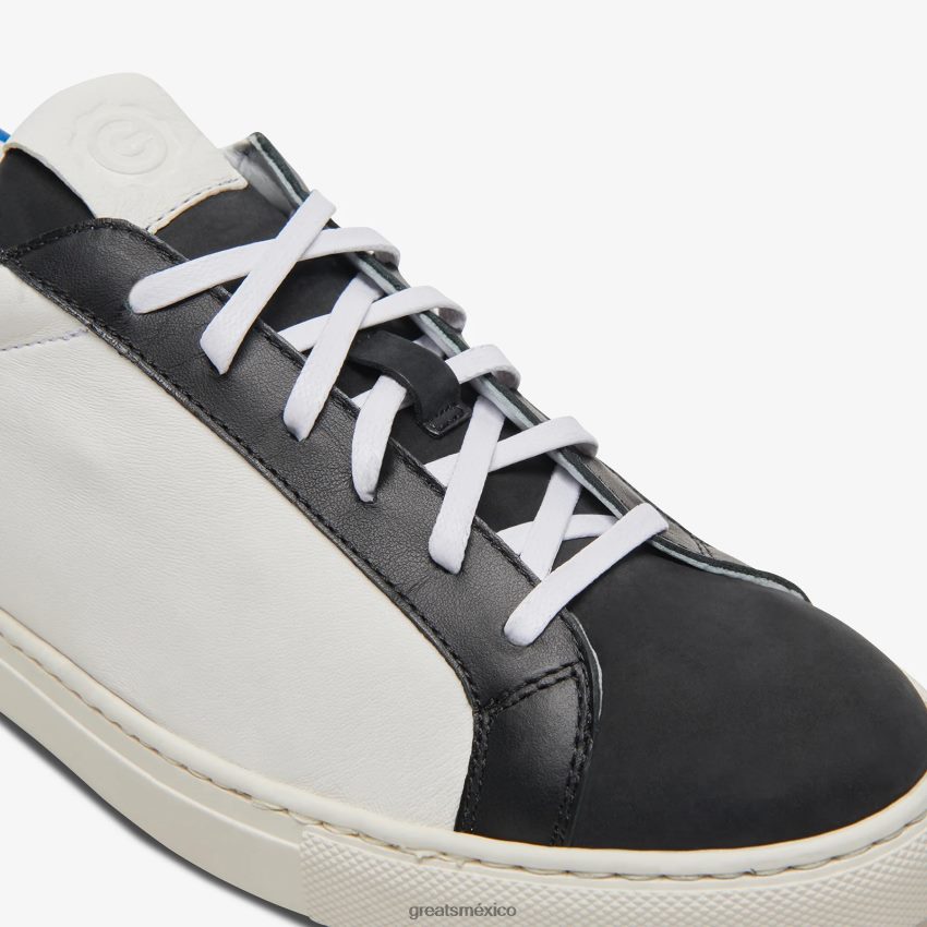 el Reino 8H082D29 GREATS retro azul negro zapatos