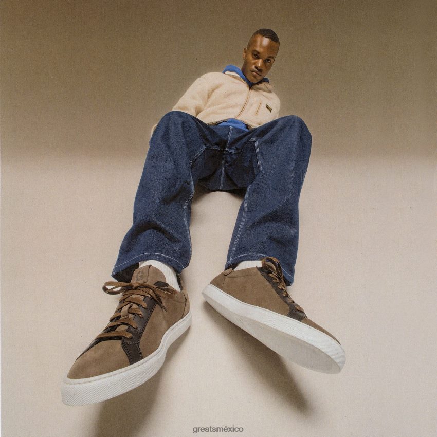 el Reino 8H082D49 GREATS moca negro zapatos