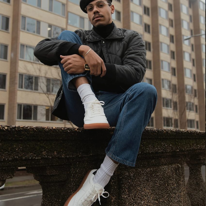 el charlie 8H082D50 GREATS blanco zapatos