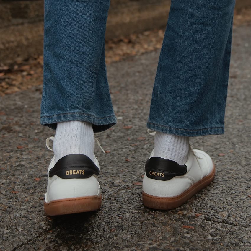 el charlie 8H082D50 GREATS blanco zapatos