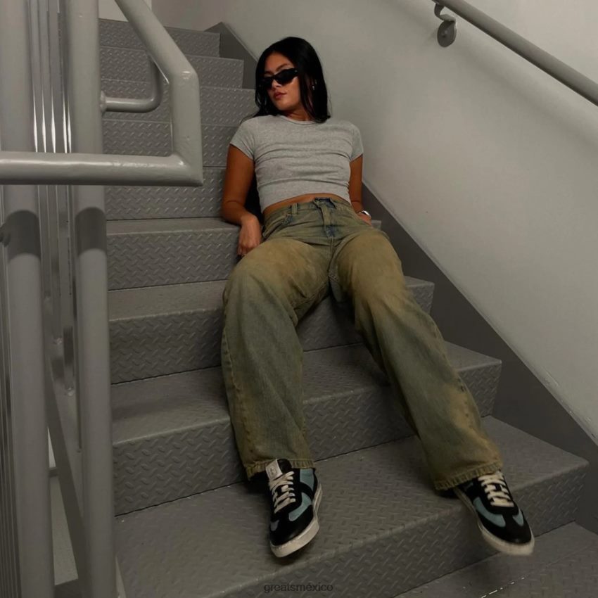 el charlie angustiado 8H082D140 GREATS azul múltiple zapatos