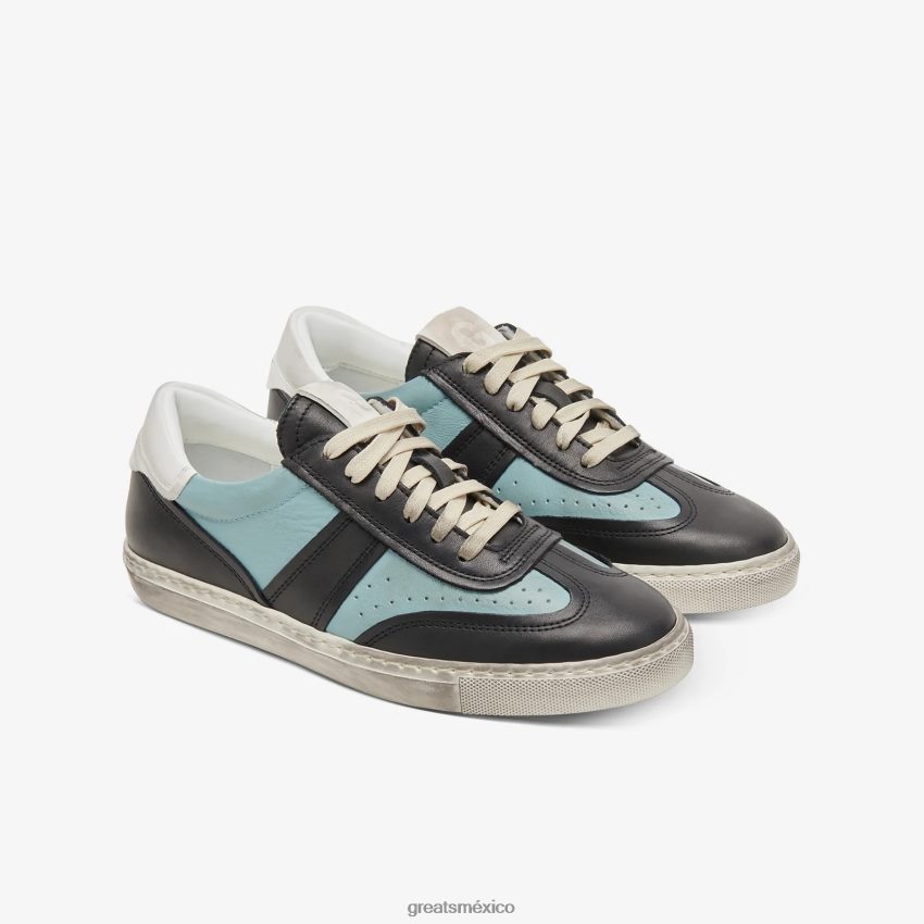 el charlie angustiado 8H082D140 GREATS azul múltiple zapatos