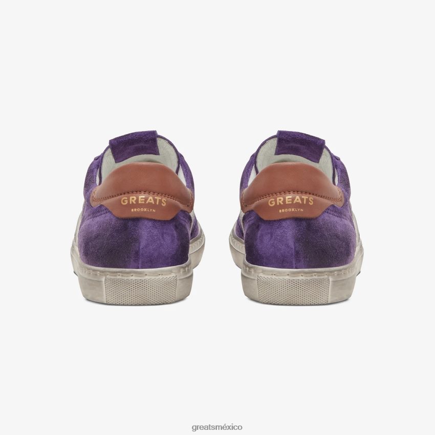el charlie angustiado 8H082D142 GREATS morado multicolor zapatos