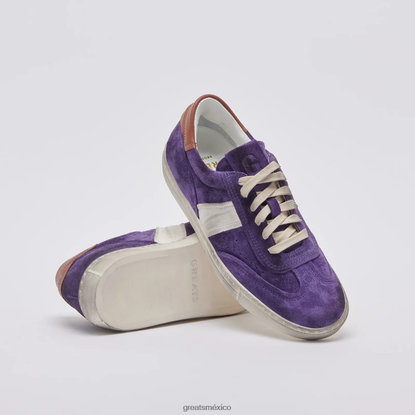 el charlie angustiado 8H082D142 GREATS morado multicolor zapatos