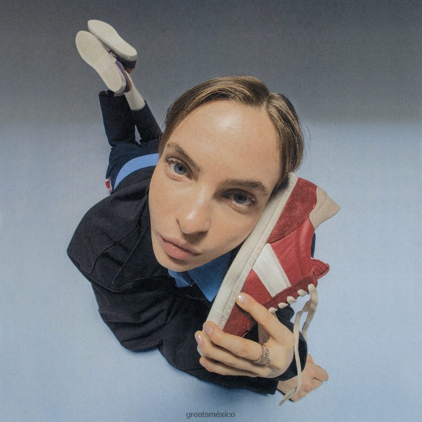 el charlie angustiado 8H082D143 GREATS rojo zapatos