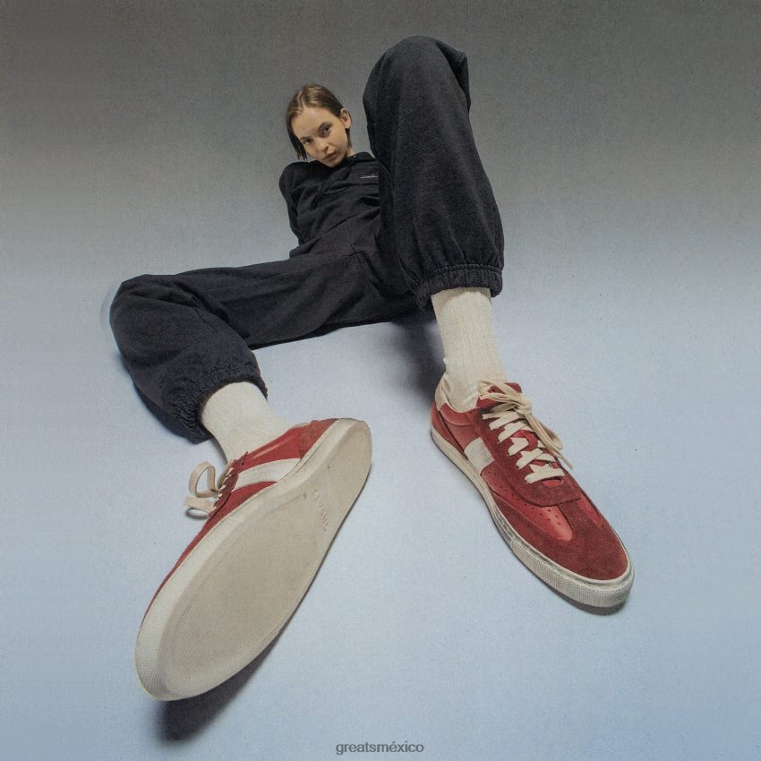 el charlie angustiado 8H082D143 GREATS rojo zapatos