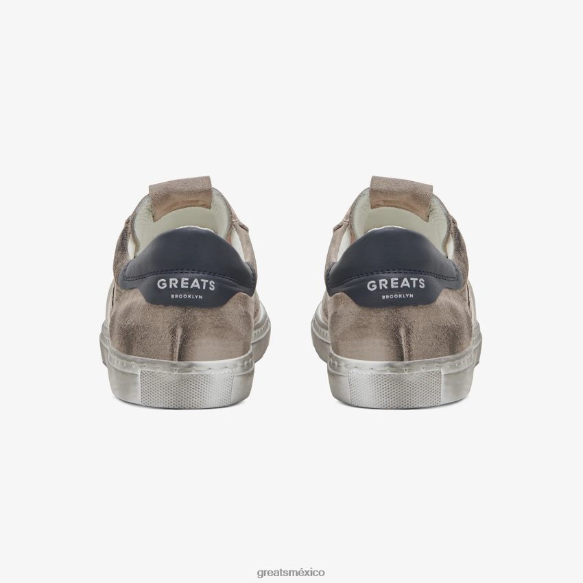 el charlie angustiado 8H082D145 GREATS gris zapatos