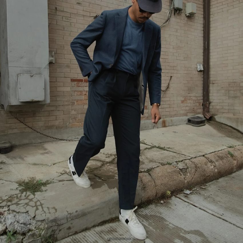 el charlie angustiado 8H082D33 GREATS blanco negro zapatos