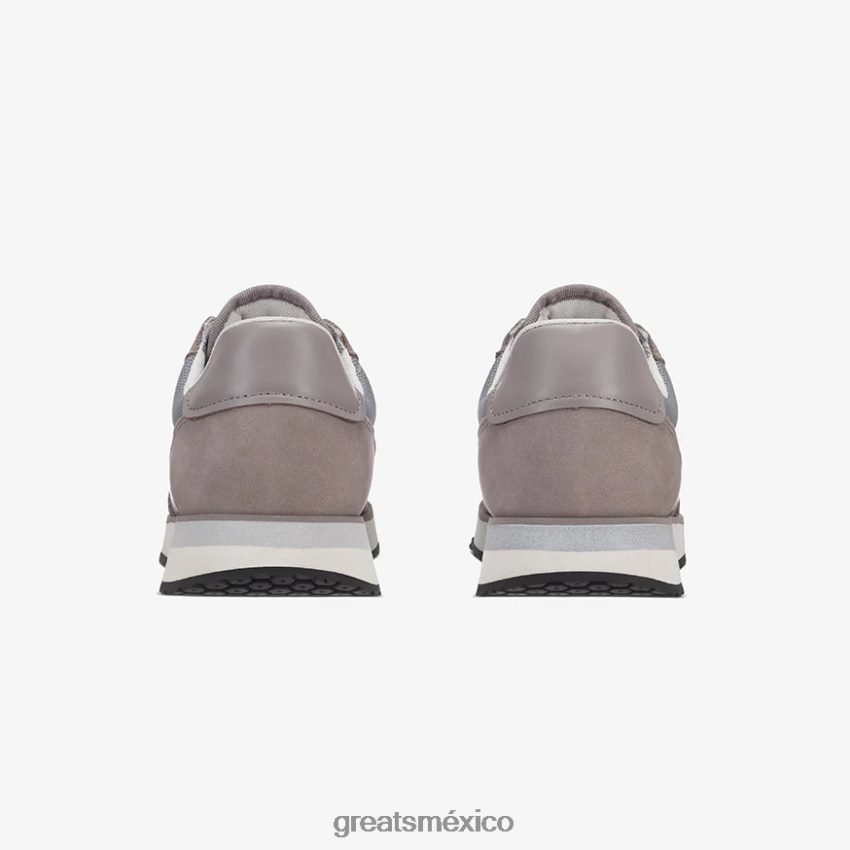 el mccarren 8H082D59 GREATS gris ceniza zapatos