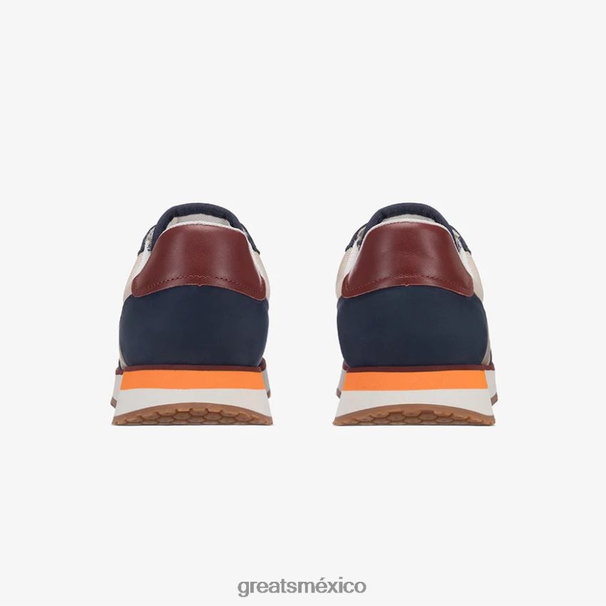 el mccarren 8H082D61 GREATS azul marino multicolor zapatos