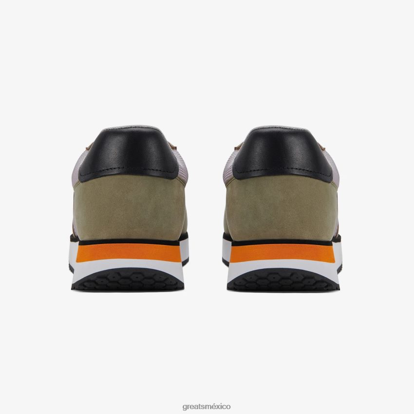 el mccarren 8H082D62 GREATS oliva multi zapatos