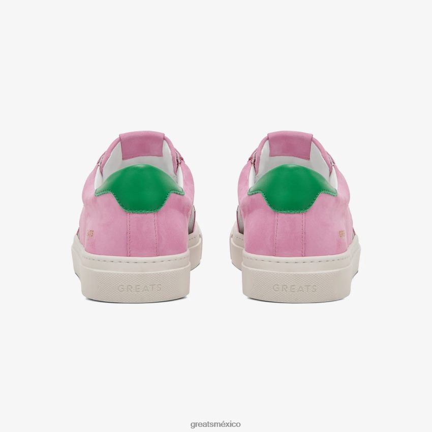el real 2.0 8H082D15 GREATS rosa zapatos