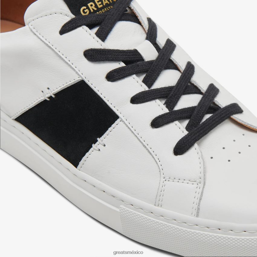el real 2.0 8H082D17 GREATS blanco negro zapatos
