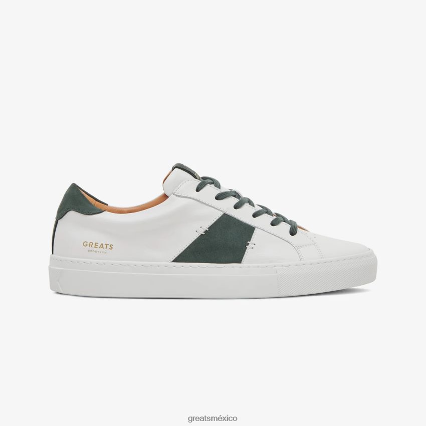 el real 2.0 8H082D7 GREATS blanco verde zapatos
