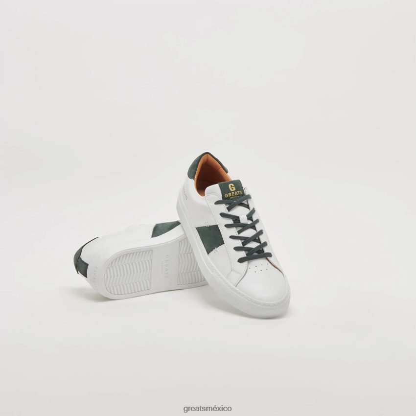 el real 2.0 8H082D7 GREATS blanco verde zapatos