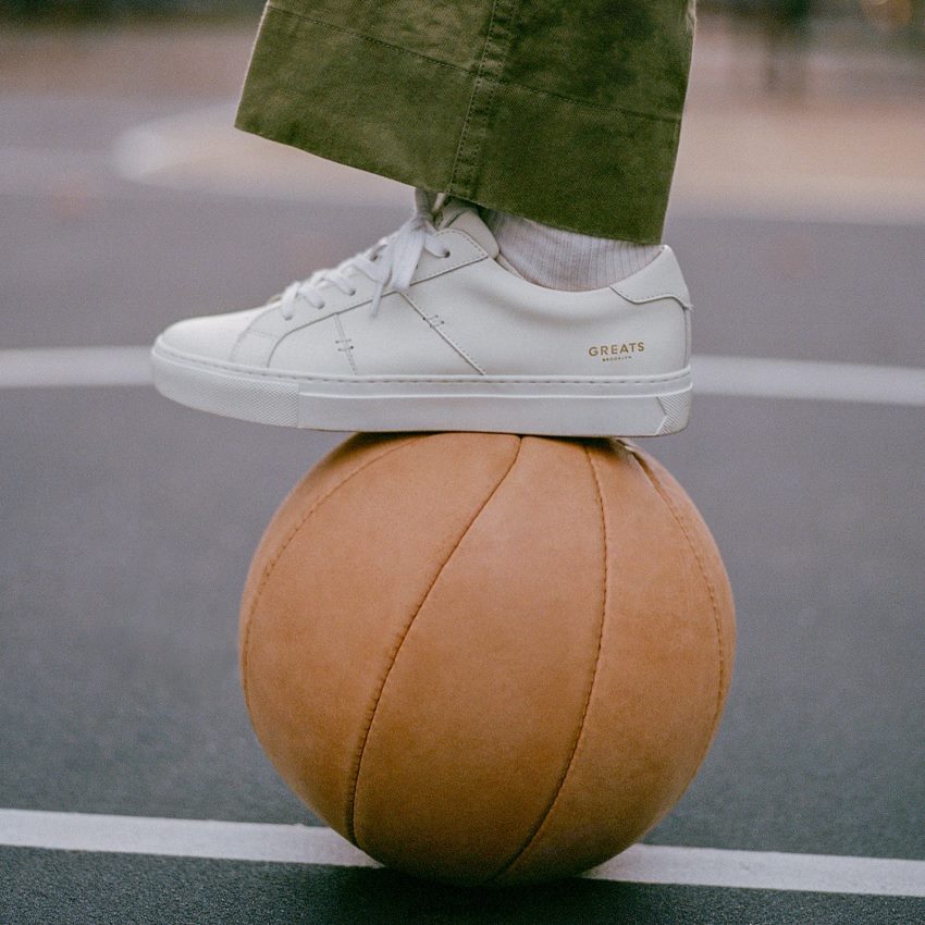 el real 2.0 8H082D8 GREATS blanco zapatos