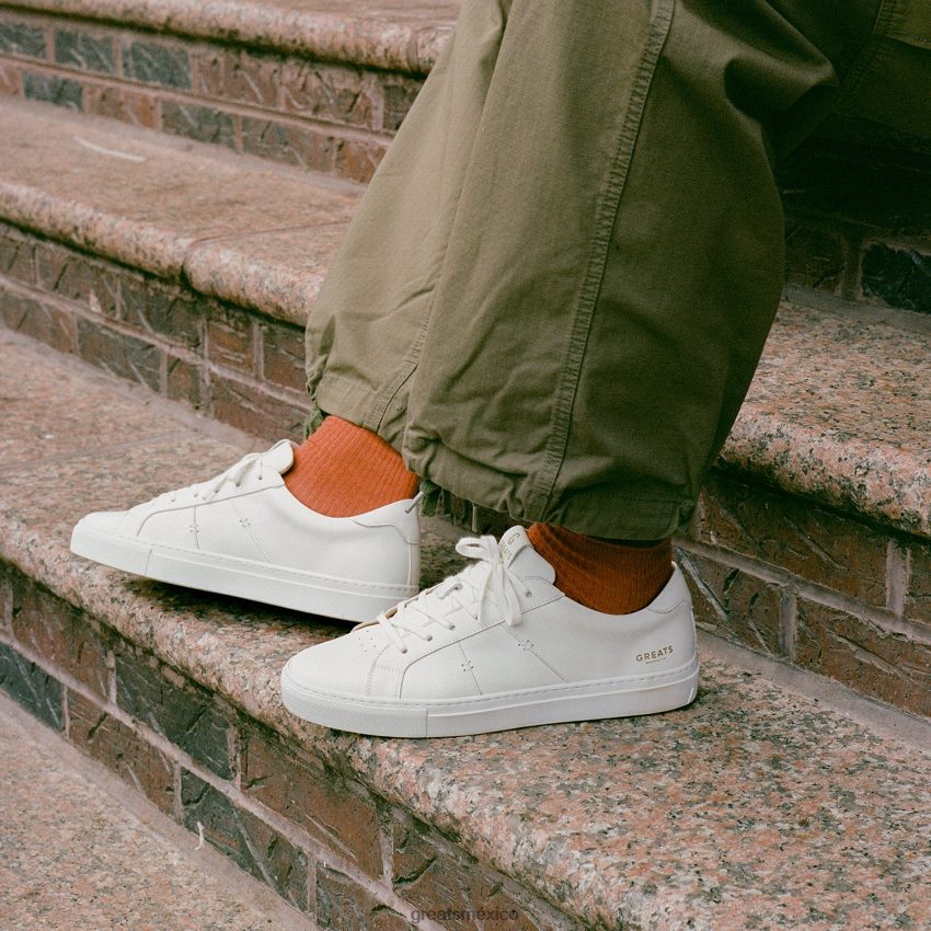 el real 2.0 8H082D8 GREATS blanco zapatos