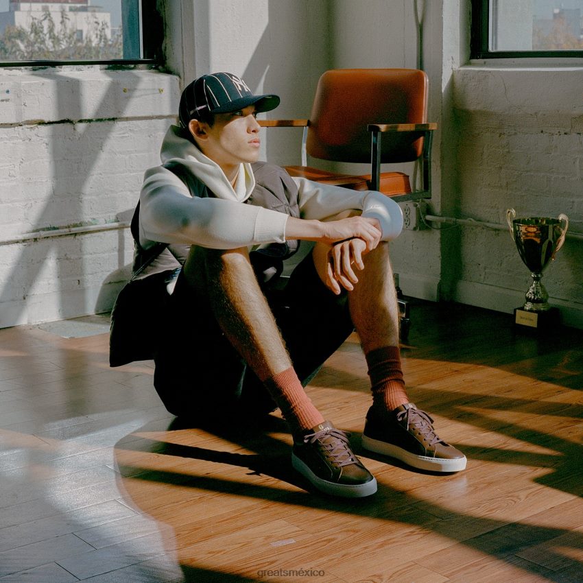 el real 2.0 8H082D9 GREATS marron oscuro zapatos