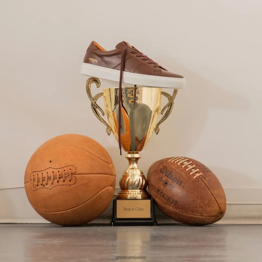 el real 2.0 8H082D9 GREATS marron oscuro zapatos