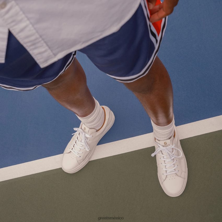 el royale 2.0 perforado 8H082D14 GREATS blanco zapatos