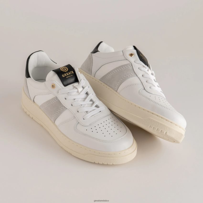 el st. james bajo 8H082D37 GREATS blanco zapatos