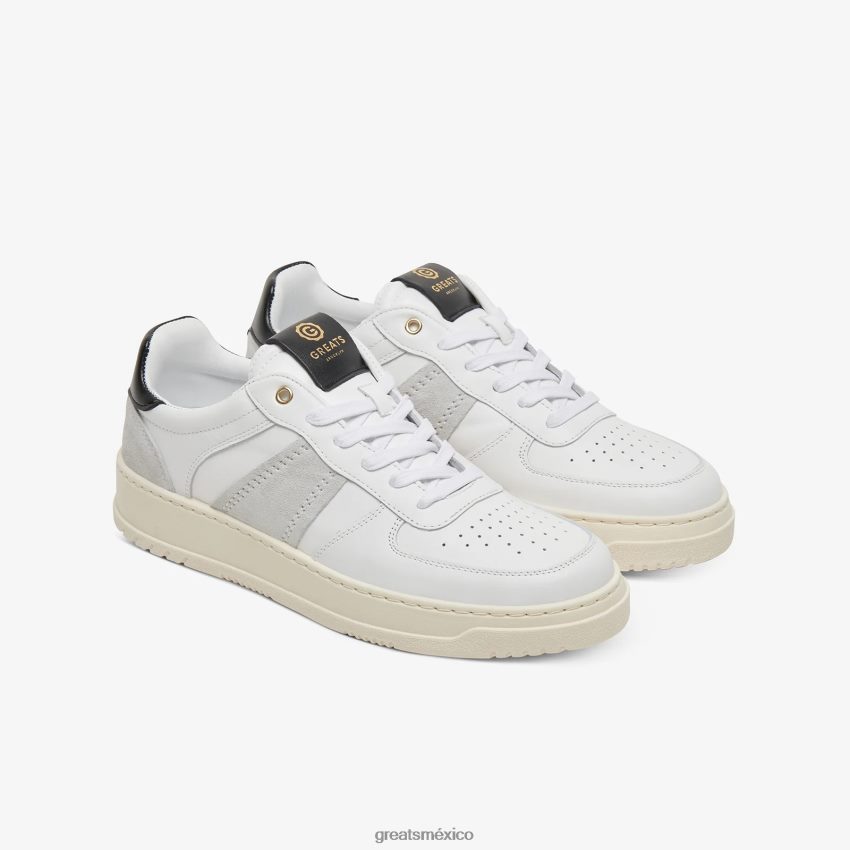 el st. james bajo 8H082D37 GREATS blanco zapatos