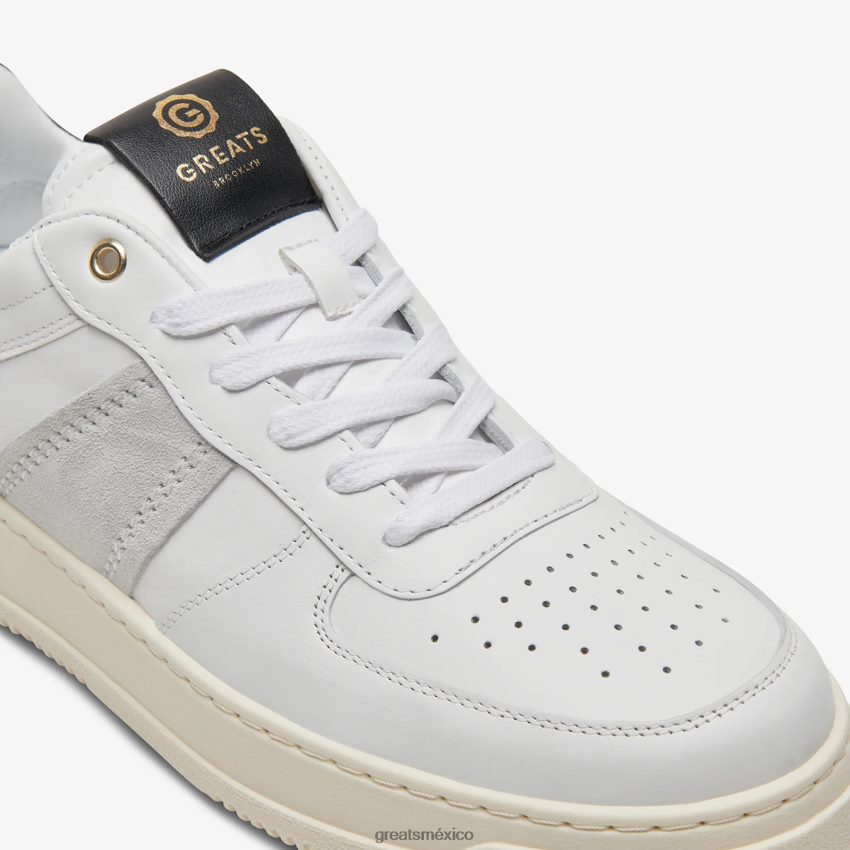 el st. james bajo 8H082D37 GREATS blanco zapatos