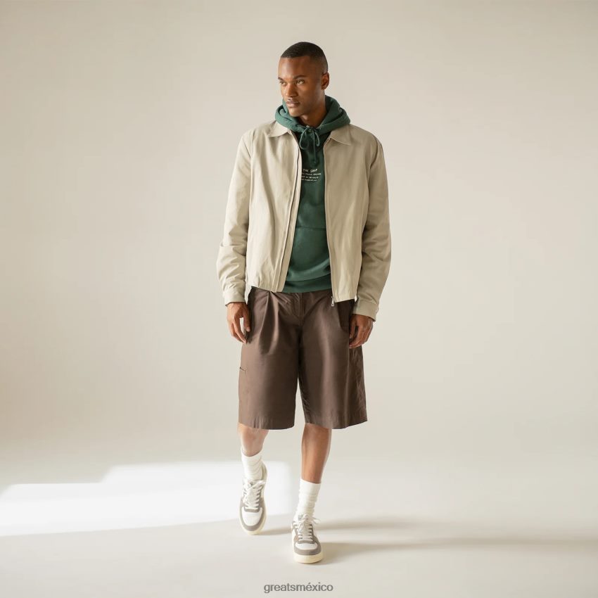 el st. james bajo 8H082D56 GREATS marrón gris zapatos