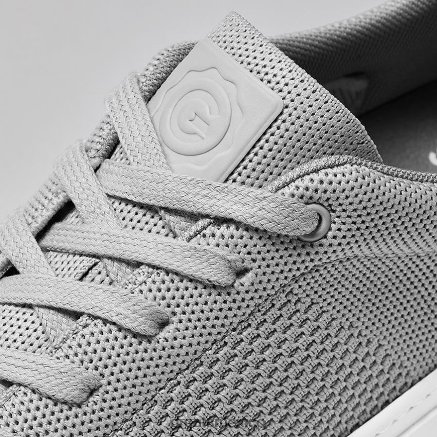 el tejido real 8H082D51 GREATS gris blanco zapatos